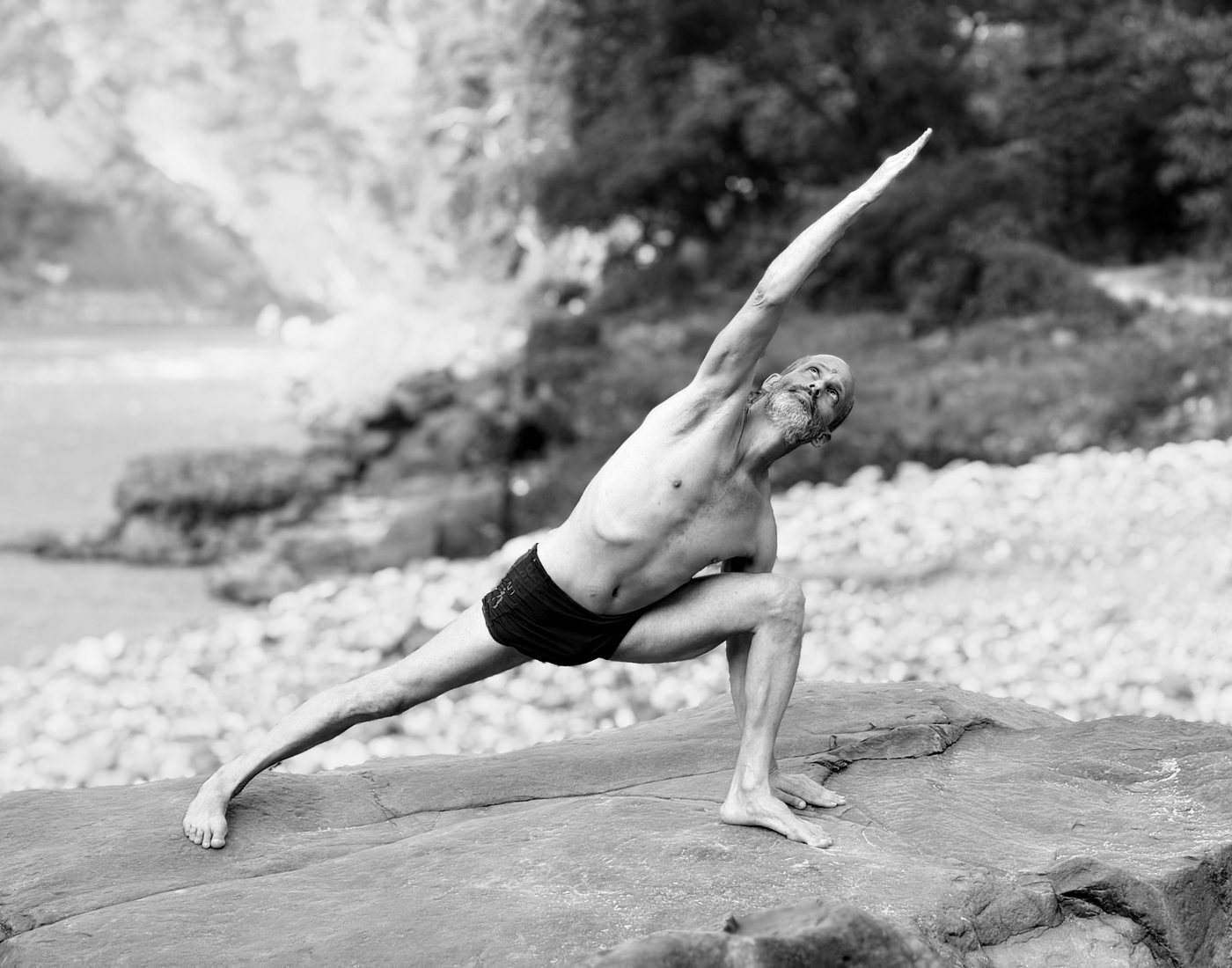 Asana demonstration in nature